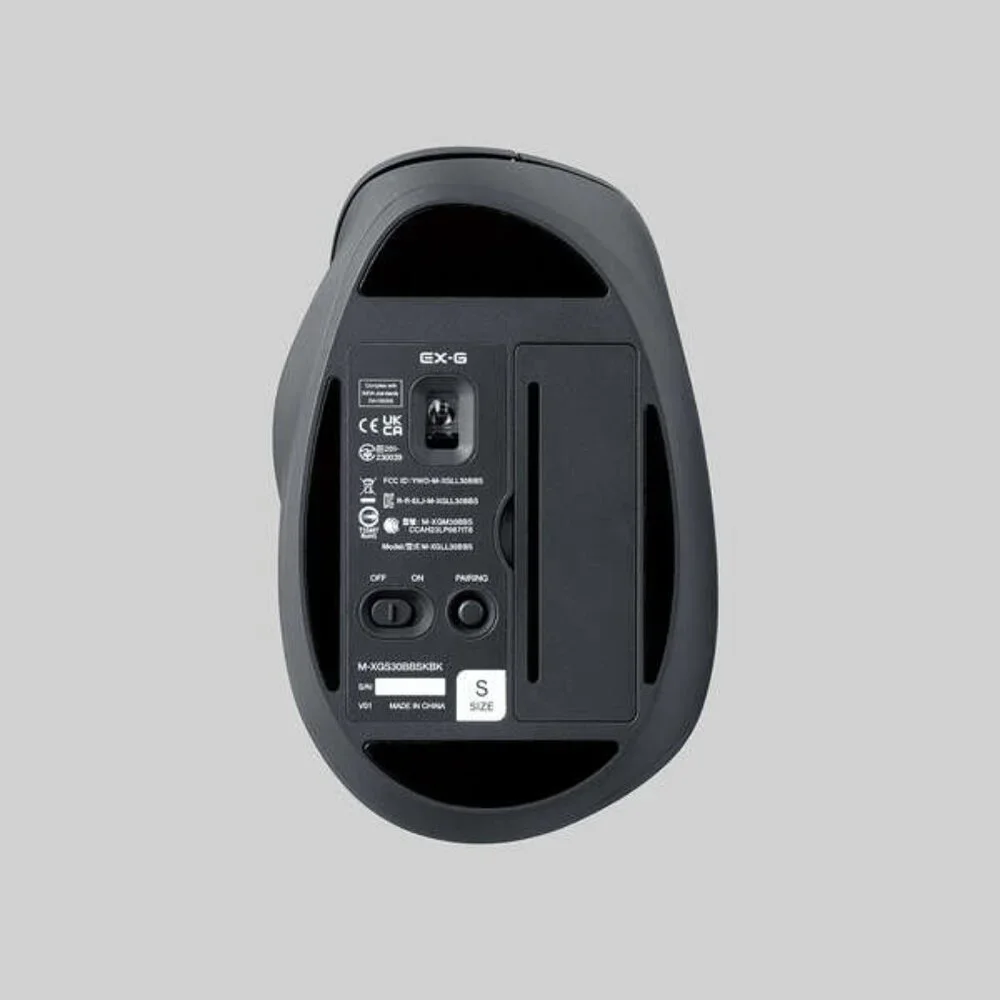 Elecom EX-G Pro Ergonomic Bluetooth Mouse (Black)